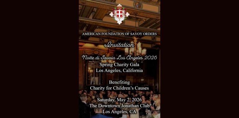 Eighth Annual Notte di Savoia Los Angeles