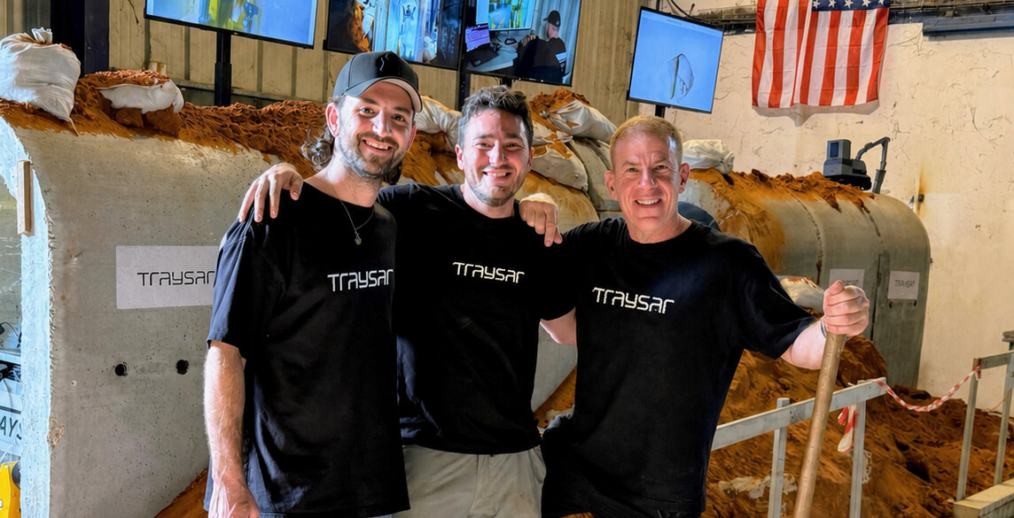 Traysar Raises $25M Seed, Emerges from Stealth at Reindustrialize as the World’s First Subterranean Defense Tech Company